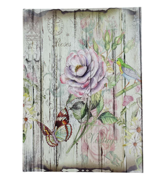 Cutie tip carte ROSES, 18x5x24cm, Lemn [3]