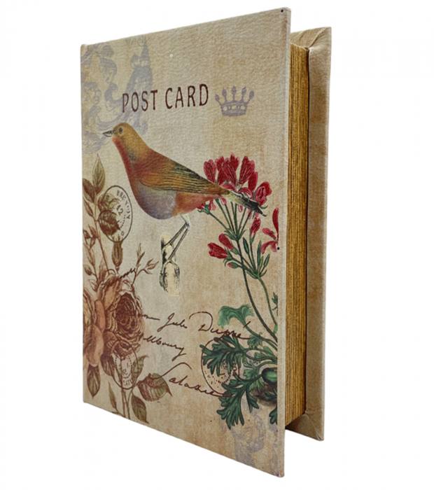 Cutie tip carte POST CARD, 18x5x24cm, Lemn [2]