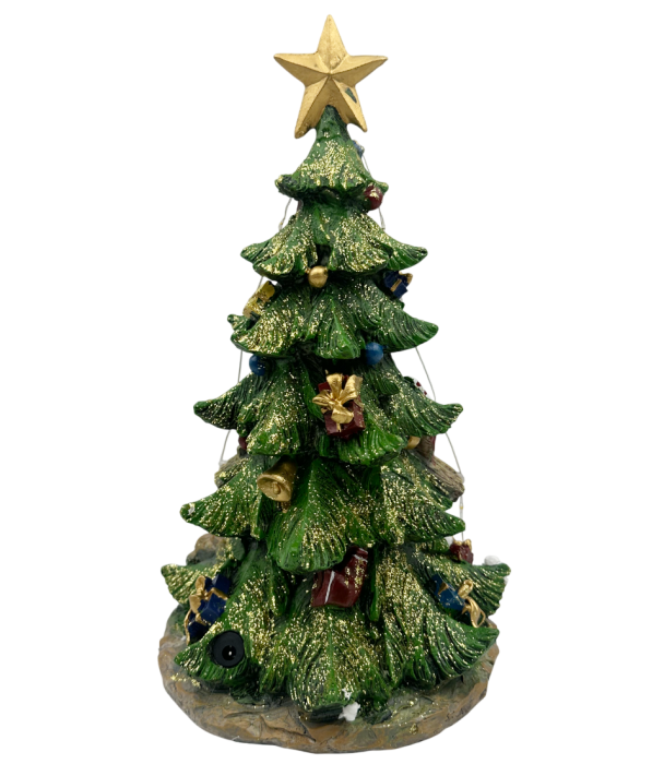 Decor Crăciun - Brad cu Scena Religioasa NATIVITY, Muzical și cu LED [2]