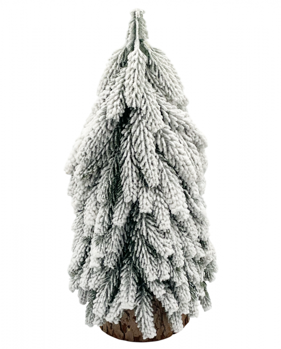 Brad inzapezit decorativ FROSTY, 31cm [2]