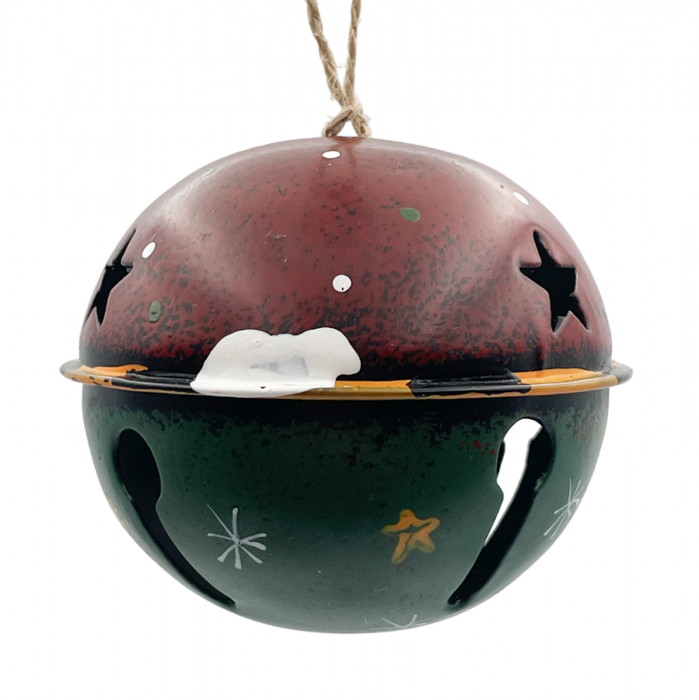 Glob Craciun Clopotel MAGIC, Verde, 8cm [1]