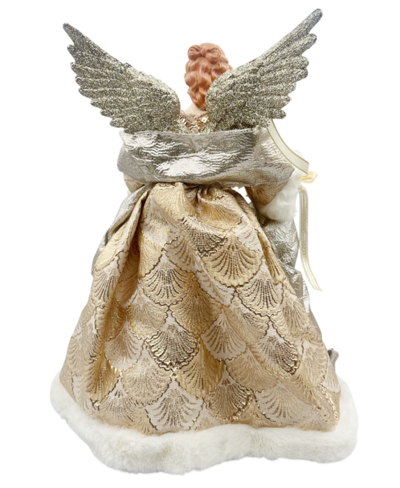 Decor Craciun - Varf de brad Inger CASSIEL, Sampanie, 45cm [3]