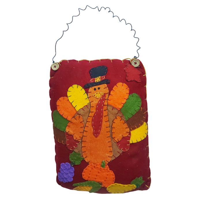Perna decor toamna HAPPY HARVEST, Visiniu, 25x30cm [1]