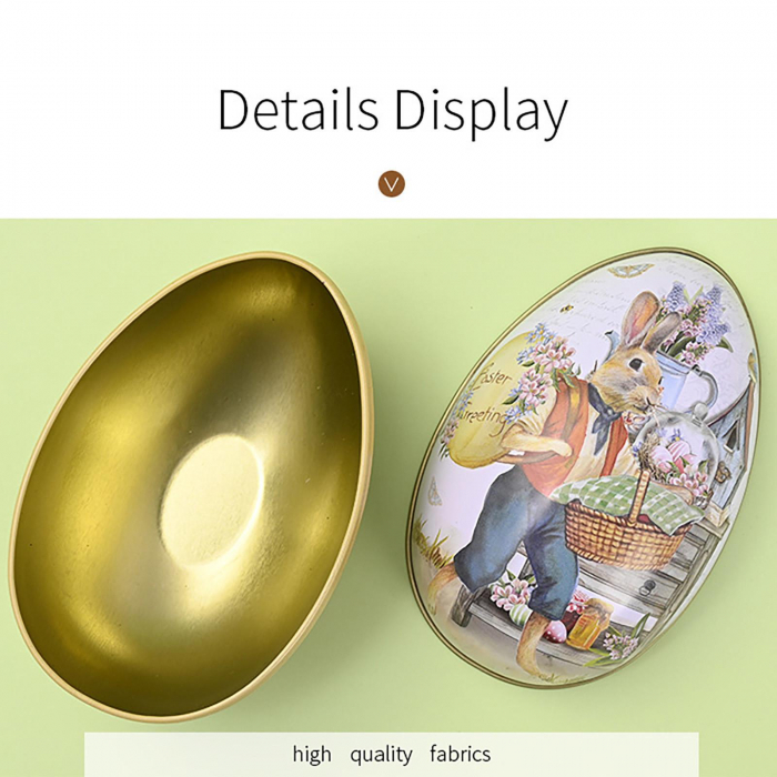 Ou - Cutie pentru bomboane BUNNY, 11cm, Metal [5]