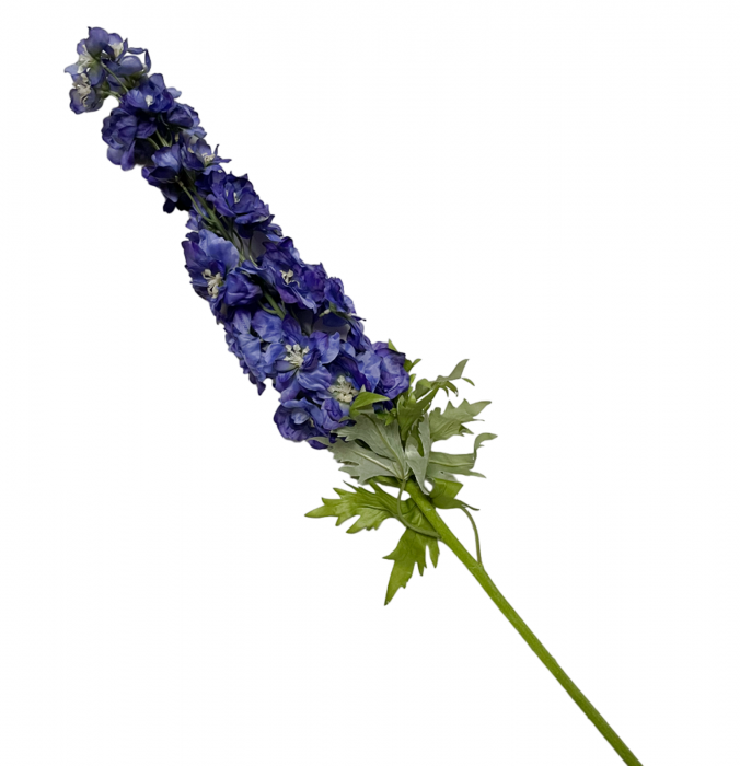 Creanga cu flori artificiale KARRA, Albastru, 80cm [3]