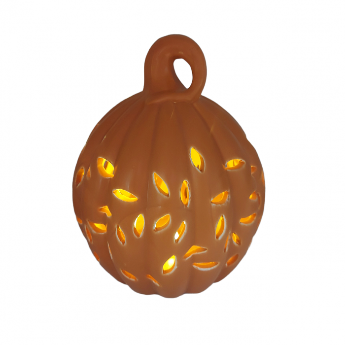 Dovleac decorativ cu leduri GLOWY, 15x19cm [3]