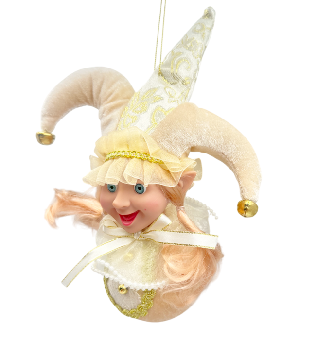 Spiridus decorativ pentru brad MAGGIE, Roz, 25cm [1]