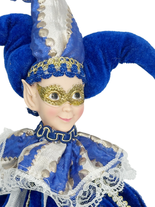 Elf decor Craciun BUDDY, Albastru, 40cm [2]