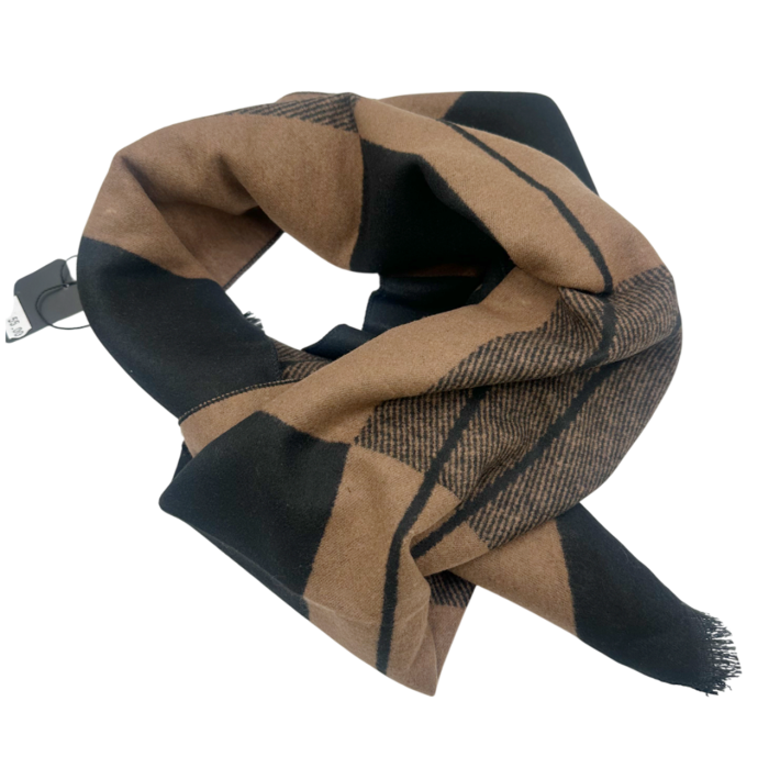 Esarfa barbati Cashmere CLAUDE, Negru Maro [1]