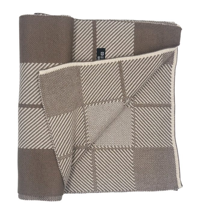 Esarfa barbati Cashmere DARIO, Maro/ Bej, 30x190cm [2]