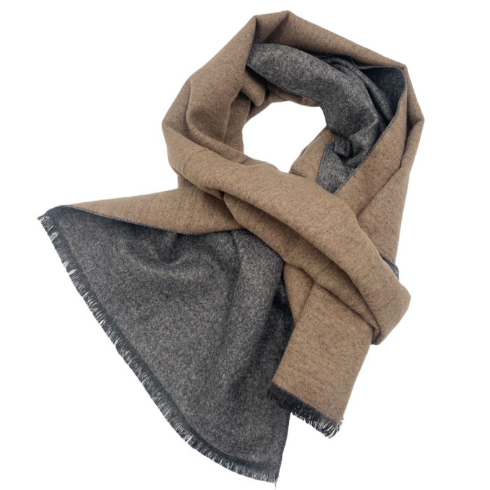 Esarfa barbati Cashmere Douglas, Maro Gri [1]