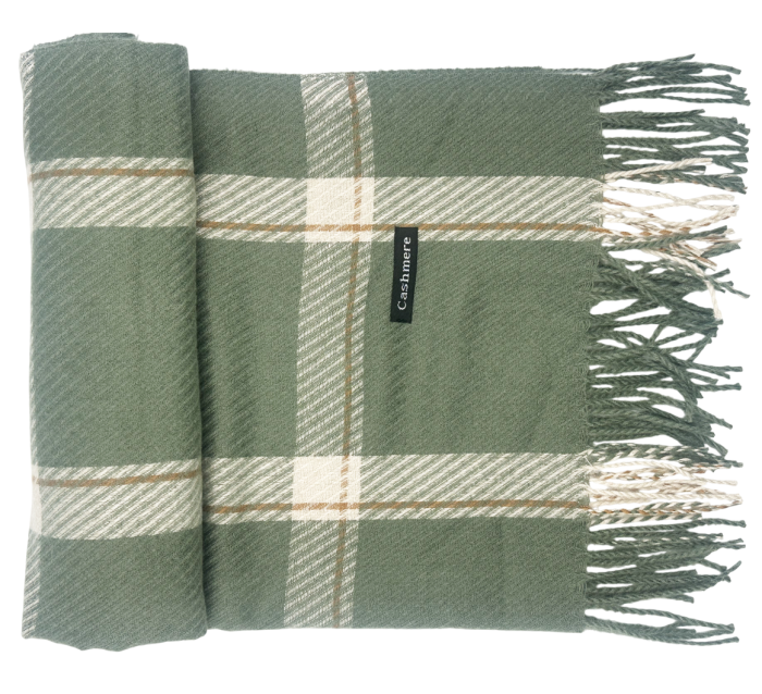 Esarfa Cashmere LICIA, Verde, 60x185cm [1]