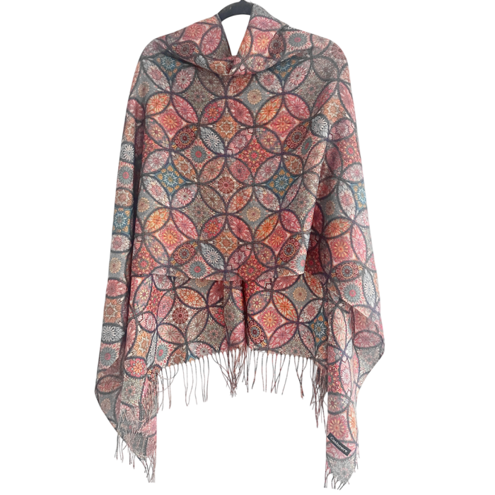 Esarfa Cashmere MOSAIC - cu fir stralucitor [2]