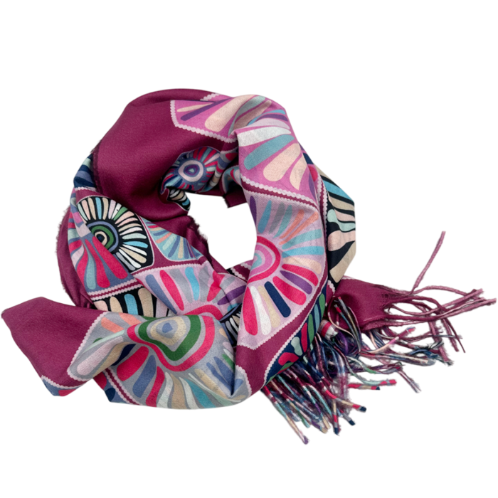 Esarfa Cashmere MYSTIC, Fucsia, 70x180cm [1]
