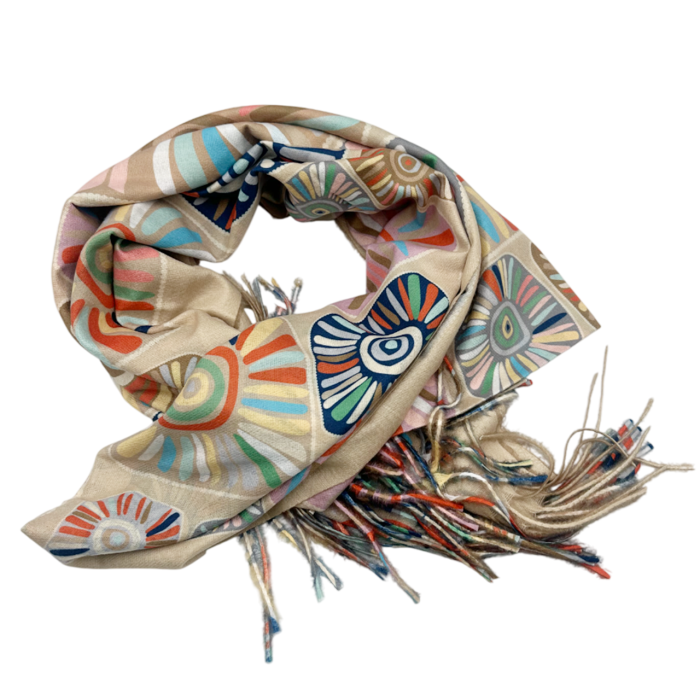 Esarfa Cashmere MYSTIC, Bej, 70x180cm [1]