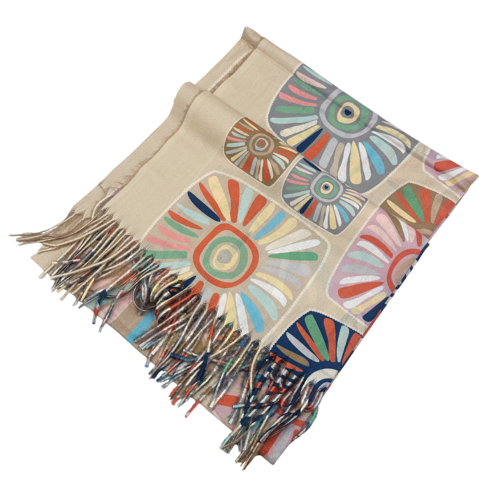 Esarfa Cashmere MYSTIC, Bej, 70x180cm [2]