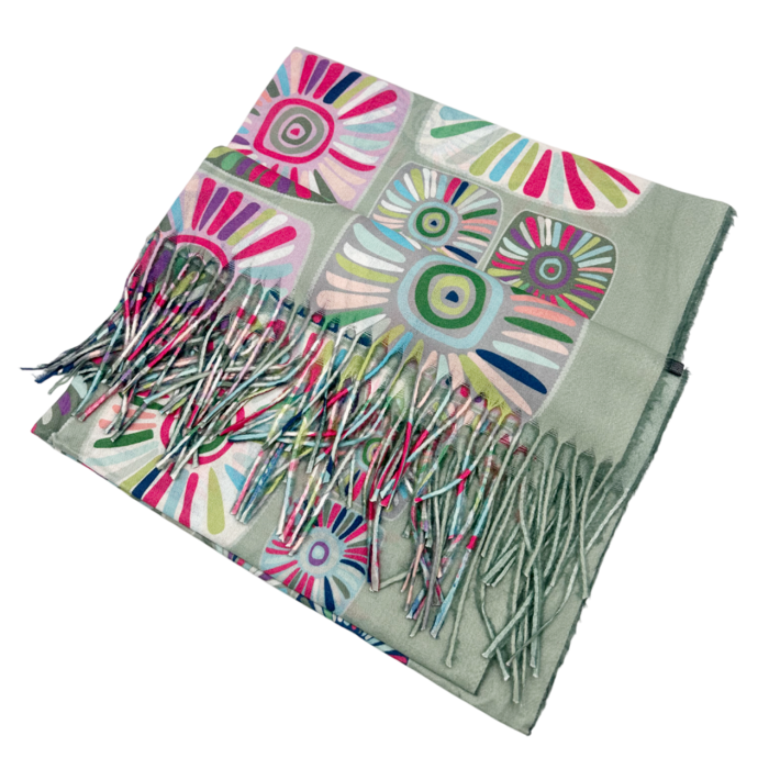 Esarfa Cashmere MYSTIC, Verde menta, 70x180cm [3]