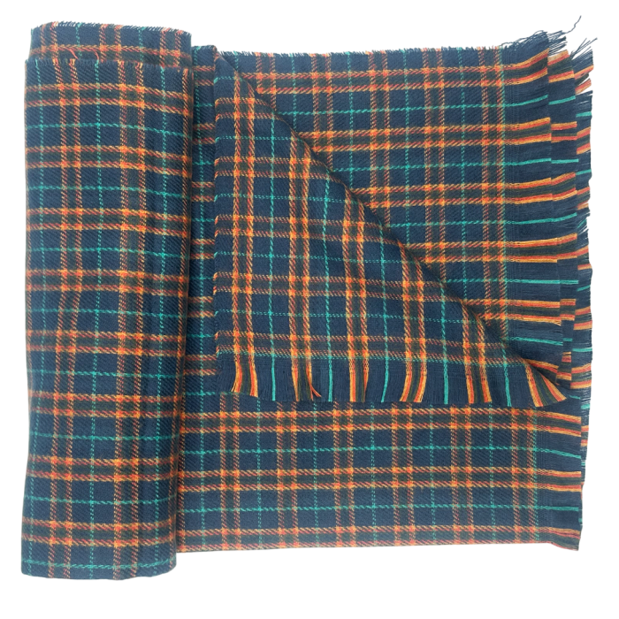 Esarfa Cashmere SCOTISH, Albastru, 67x180cm [3]