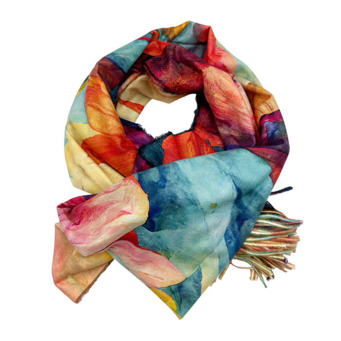 Esarfa Cashmere CAROLINE, Turcoaz [1]