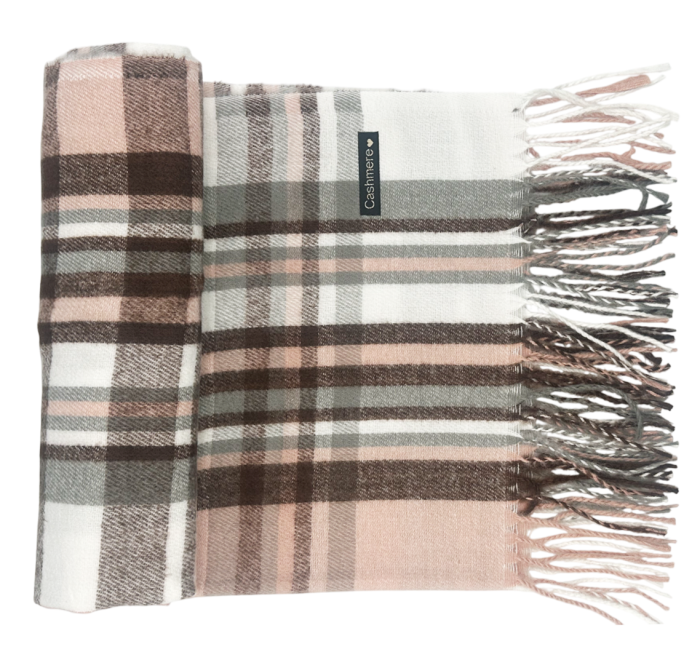 Esarfa Cashmere FEDERICA, Roz Maro, 60x185cm [1]