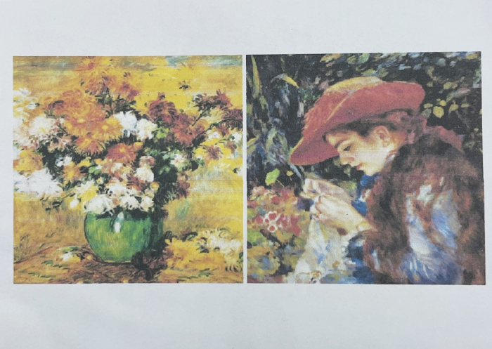 Esarfa cu 2 fete - matase DENISE, 70x70cm [7]
