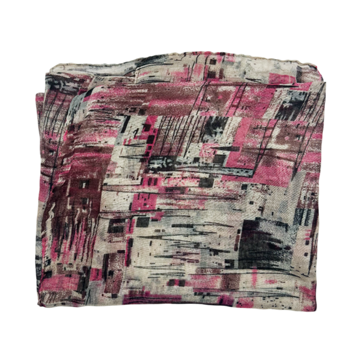 Esarfa CITY, Roz, 70x180cm [2]