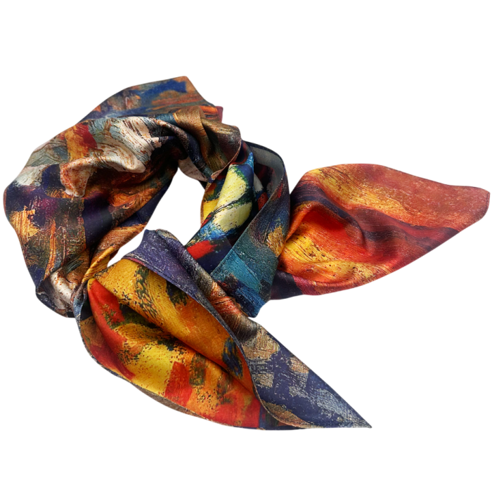 Esarfa dama ADELAIDE, Cu 2 fete, 70x70cm [4]