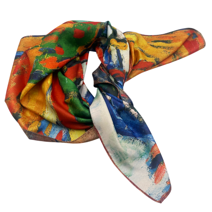 Esarfa dama ADELAIDE, Cu 2 fete, 70x70cm [2]