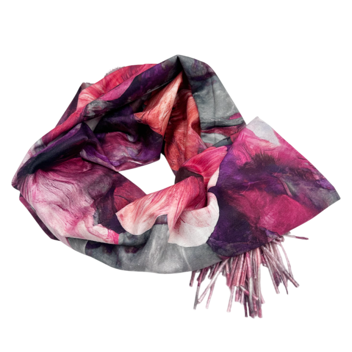 Esarfa Cashmere CAROLINE, Rosu mov [2]