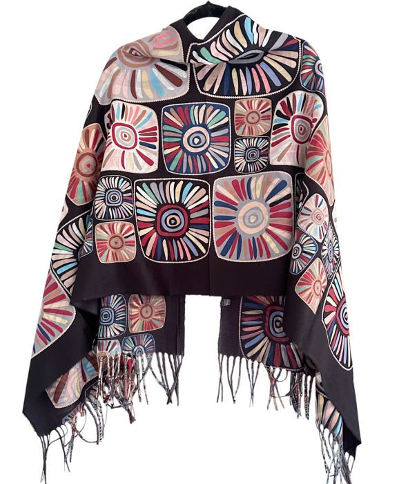 Esarfa Cashmere MYSTIC, Negru, 70x180 cm [2]
