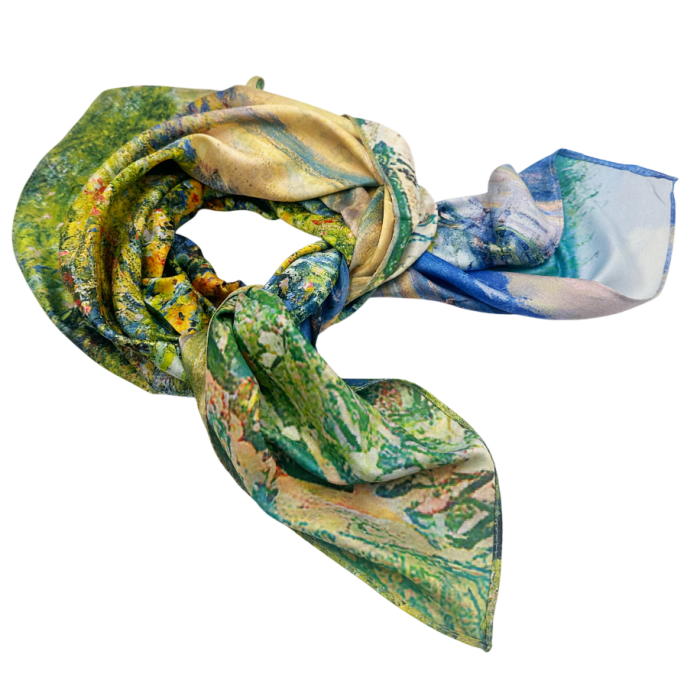 Esarfa dama DENISE, Cu 2 fete, 70x70cm [4]