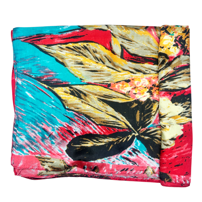 Esarfa dama DIANE cu flori pictate [2]