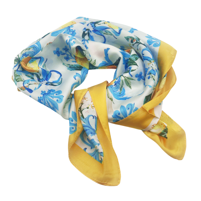 Esarfa dama ISABELLA cu lamai, 70x70cm [2]