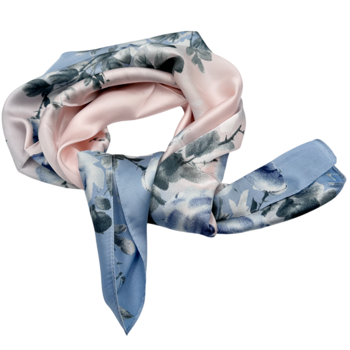 Esarfa dama ISABELLA cu trandafiri, 70x70cm [2]