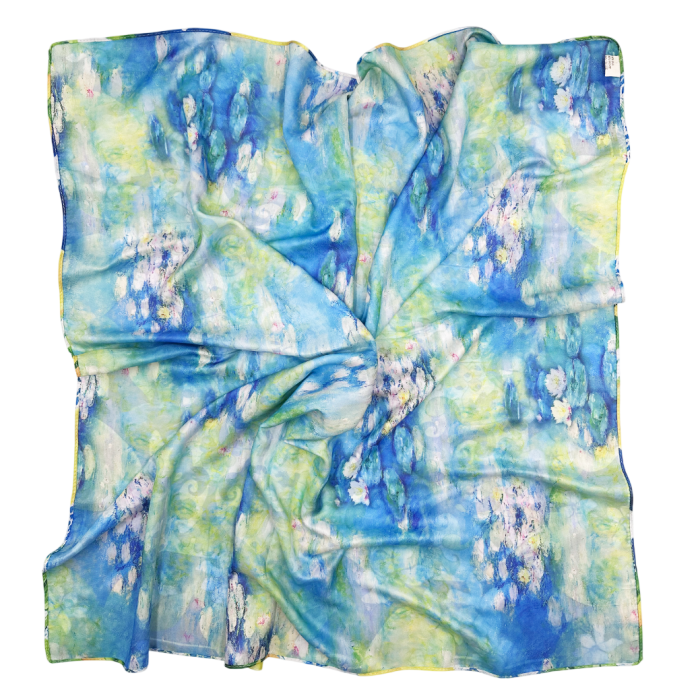 Esarfa dama cu flori si lamai LIMONE ISCHIA - Fina si Eleganta| Pravalia Cu Surprize [3]