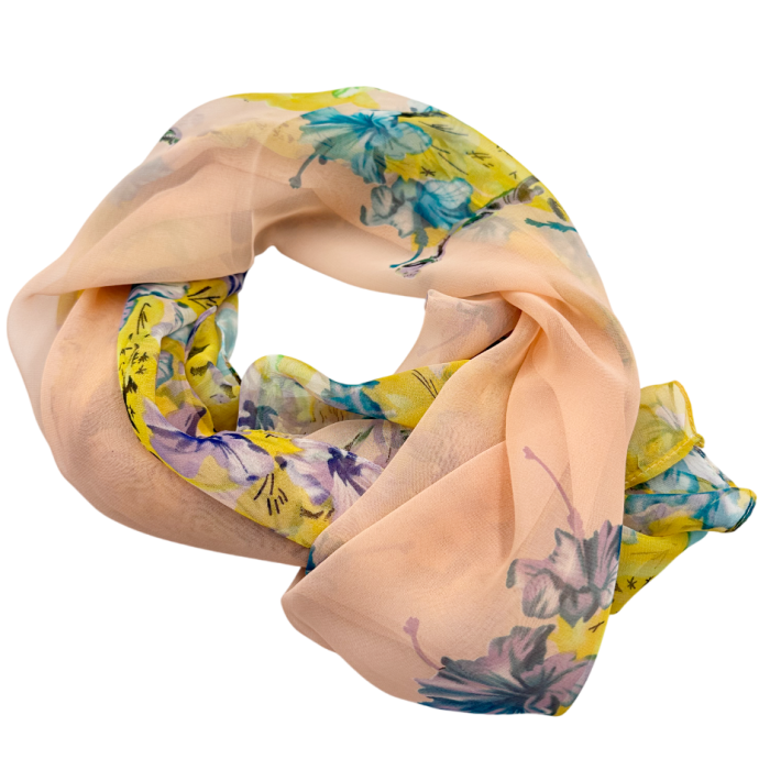 Esarfa Dama, roz-banan cu Aspect Matasos [2]