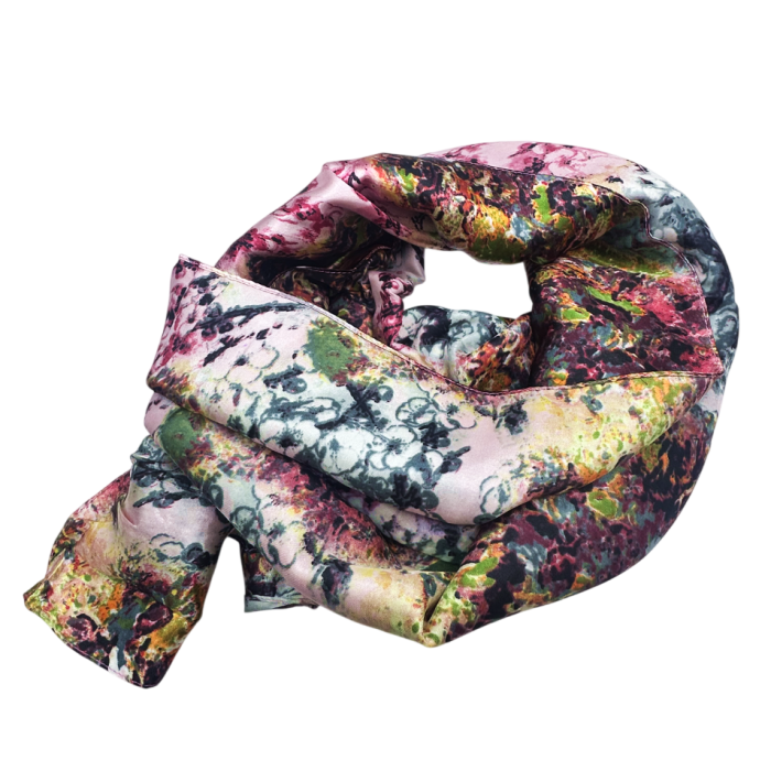 Esarfa dama MARTHA cu flori pictate [2]