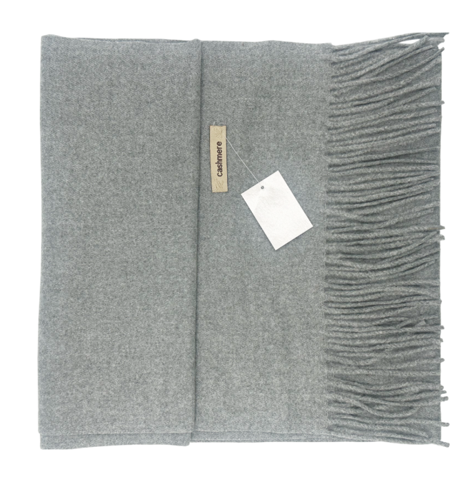 Esarfa ingusta cu franjuri Cashmere ROYAL, Gri [2]
