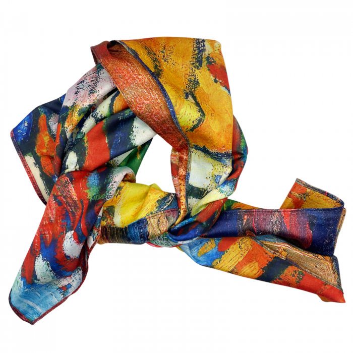 Esarfa matase ADELAIDE cu 2 fete, 70x70cm [2]