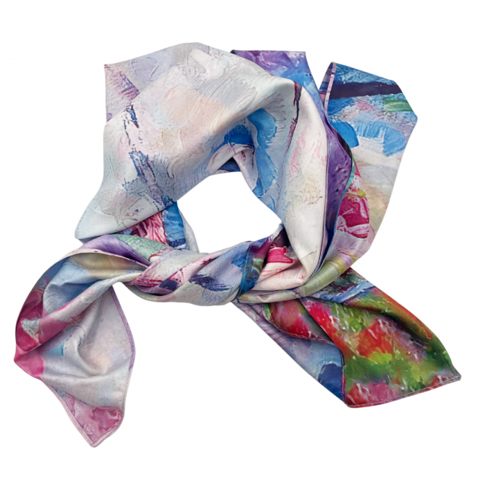 Esarfa matase INGRID cu 2 fete, 70x70cm [2]