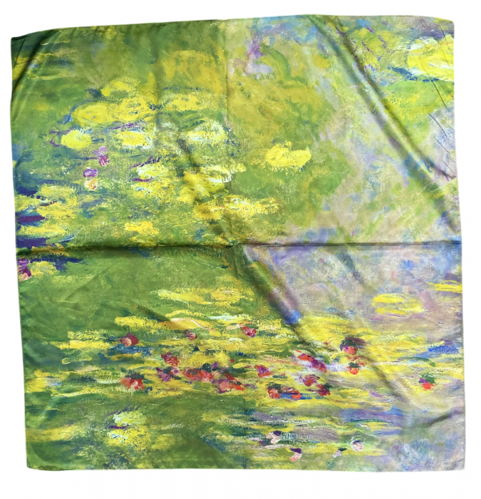 Esarfa matase JACINDA cu 2 fete, 70x70cm [3]