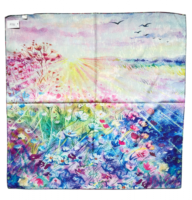 Esarfa matase PATRICE cu 2 fete, 70x70cm [3]