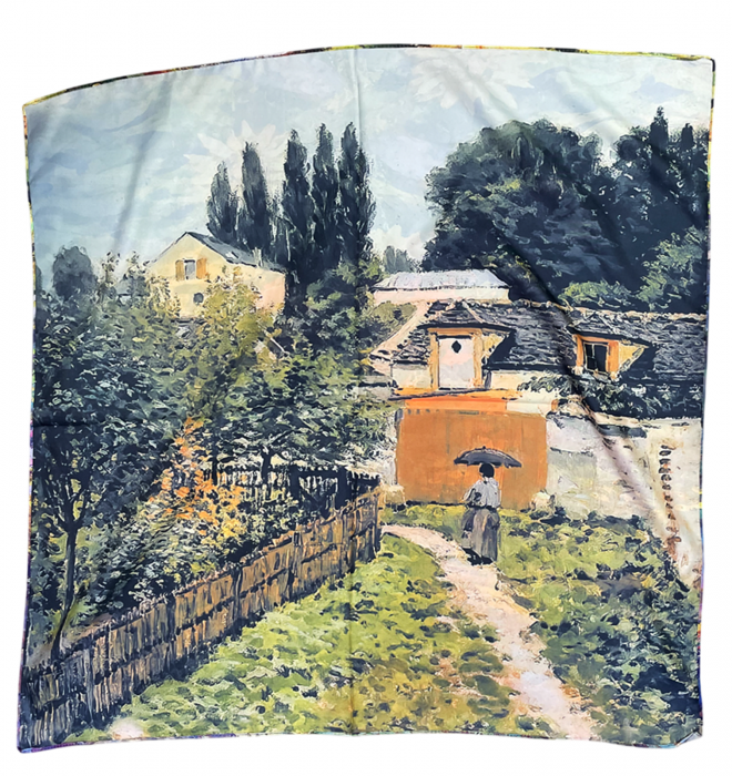 Esarfa matase BEATRICE cu 2 fete, 70x70cm [4]