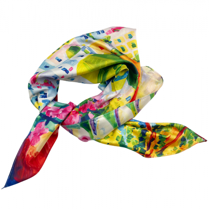 Esarfa matase CAPRI cu 2 fete, 70x70cm [1]