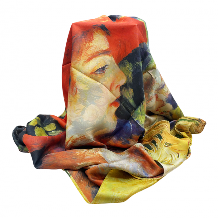Esarfa cu 2 fete - matase DENISE, 70x70cm [3]