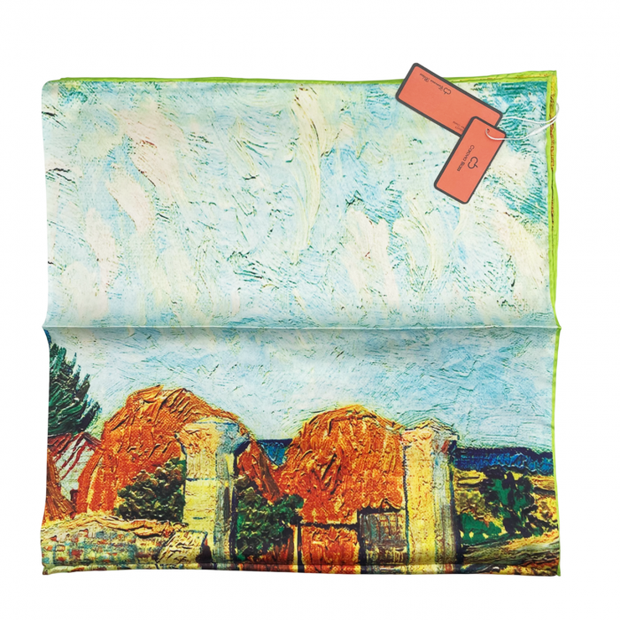 Esarfa matase PROVENCE, 85x85cm [6]
