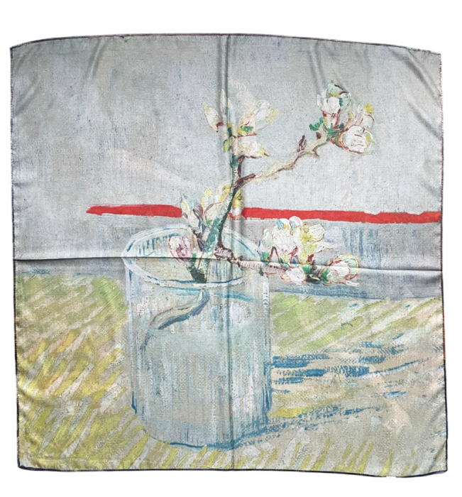 Esarfa matase BALLERINA cu 2 fete, 70x70cm [4]