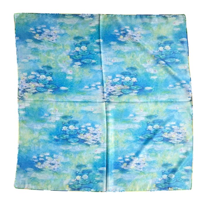 Esarfa matase LIMONE ISCHIA cu 2 fete, 70x70cm [4]