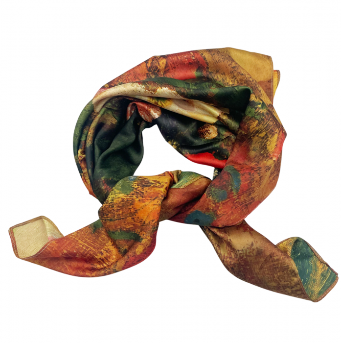 Esarfa matase LUCREZIA cu 2 fete, 70x70cm [1]