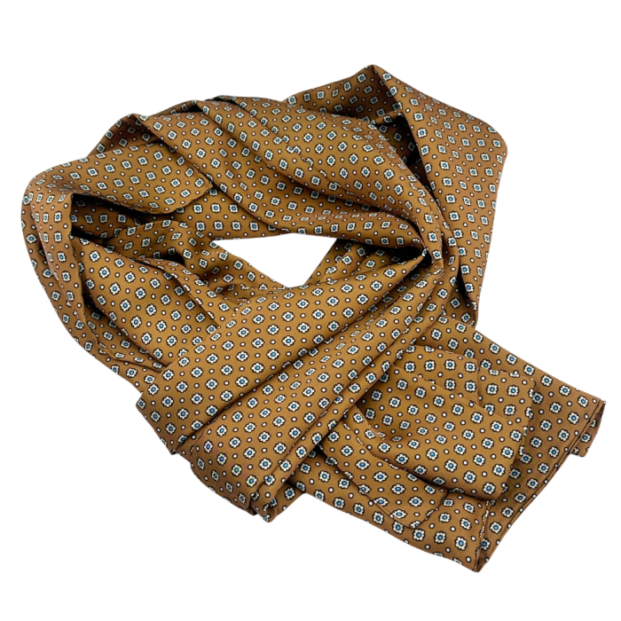 Esarfa matase barbati ALBERTO maro - Accesoriu elegant [2]